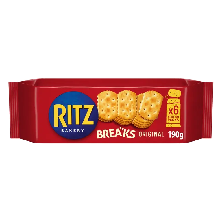 Breaks Original Crackers Snack Lunchbox 6 Pack Multipack