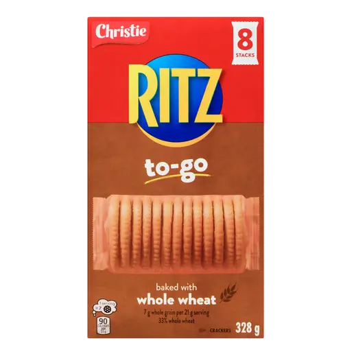 To Go Crackers Whole Wheat 328 g