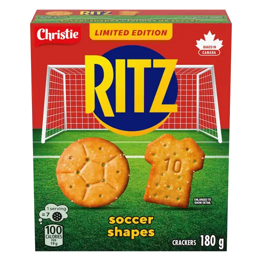 Christie Ritz Soccer Shapes Crackers 180 g