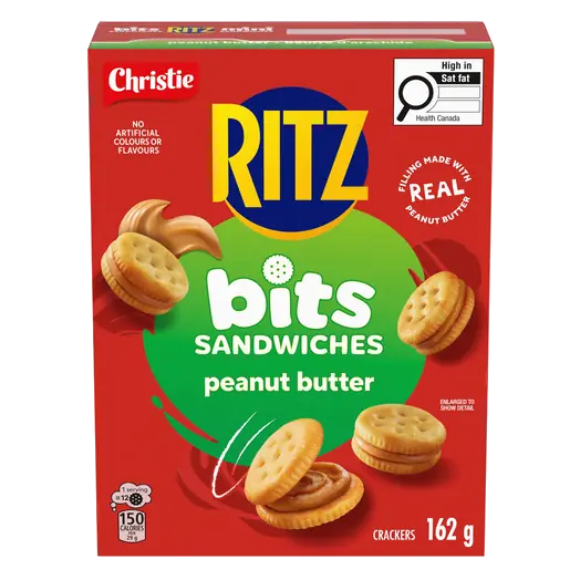 Cracker Bits Sandwhiches Peanut Butter 162 g