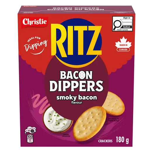 Crackers Bacon Dippers Smoky Bacon 180 g