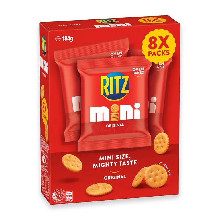 Mini Crackers Original Flavour Snack Bags