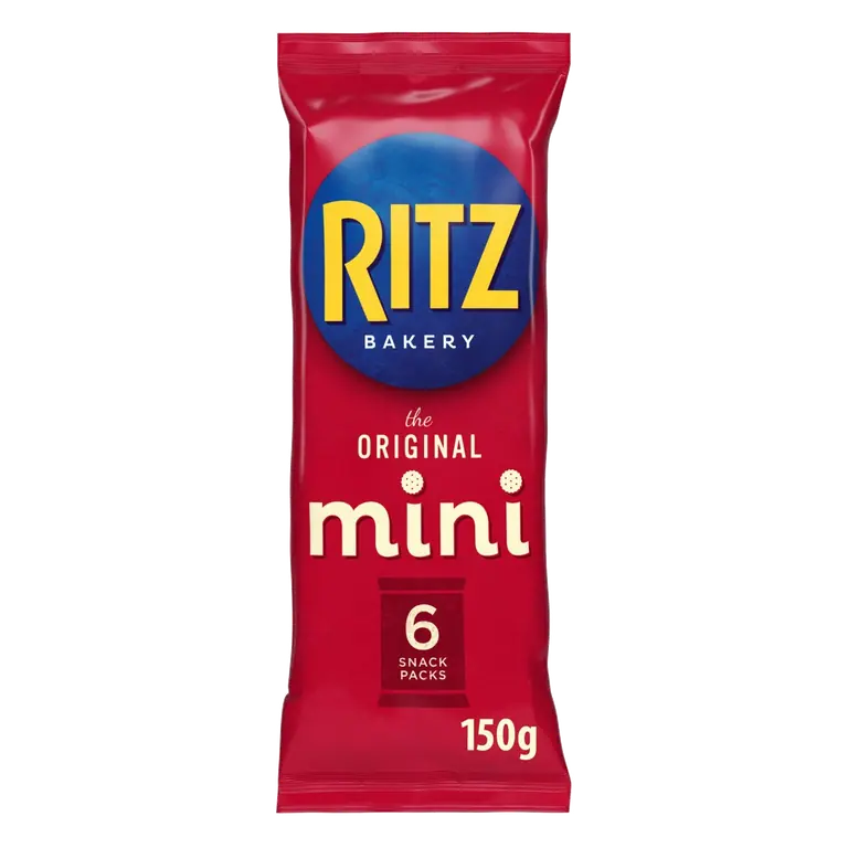 Original Mini Crackers Snack Lunchbox 6 Pack Multipack