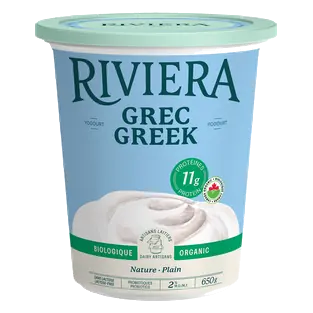 Organic 2% Greek Yogurt Plain 650 g