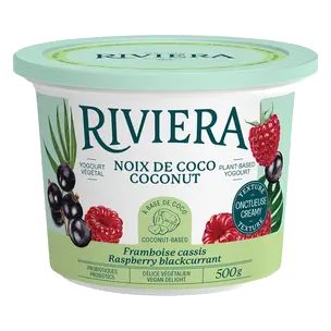 Plant Based Coconut Yogurt Raspberry Blackcurrant 500 g