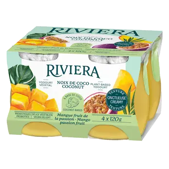 Plant Based Vegan Delight Mango And Passion Fruit 4 x 120 g