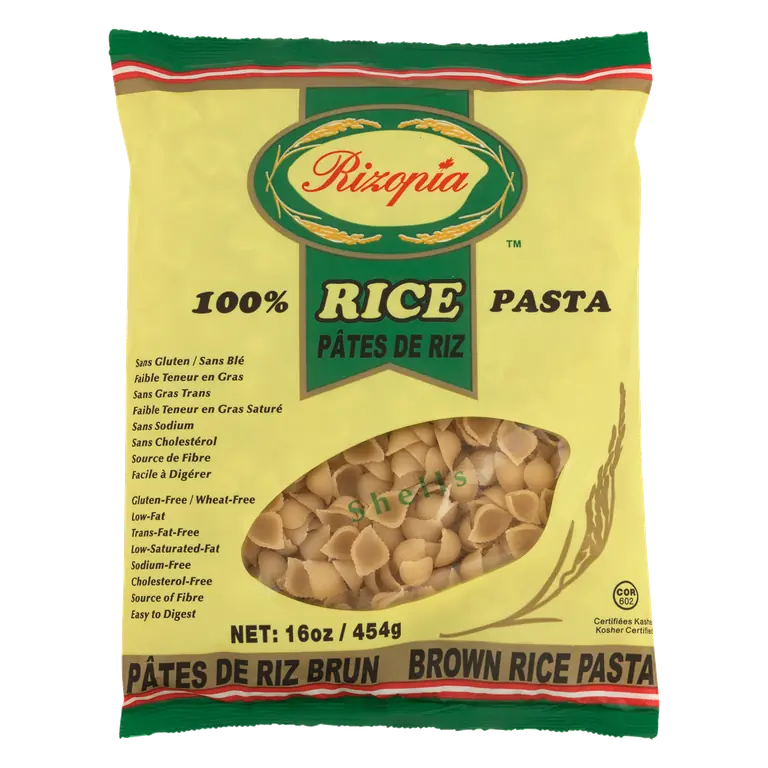 Gluten-Free Pasta Shells Brown Rice 454 g