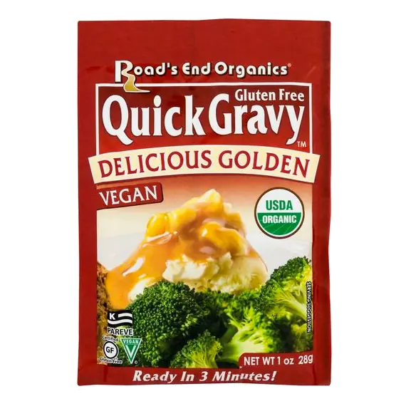 Gluten Free Vegan Golden Quick Gravy Mix Packet