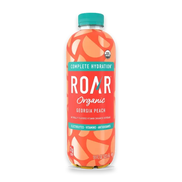 Organic Georgia Peach Flavored Water Bottle