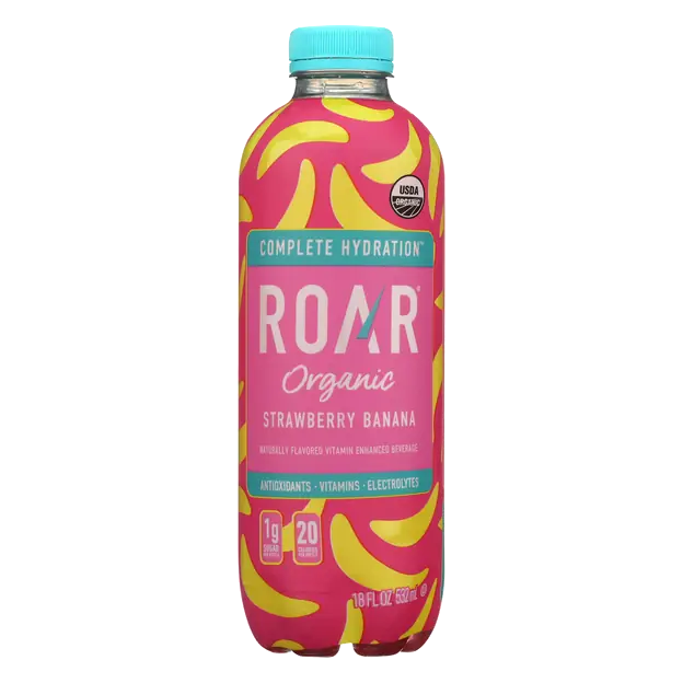 Organic Strawberry Banana Enhanced Beverage