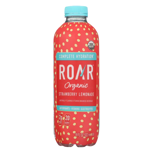 Organic Strawberry Lemonade Vitamin Enhanced Beverage