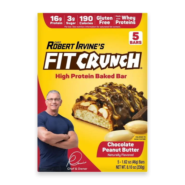 High Protein Baked Bar - Chocolate Peanut Butter