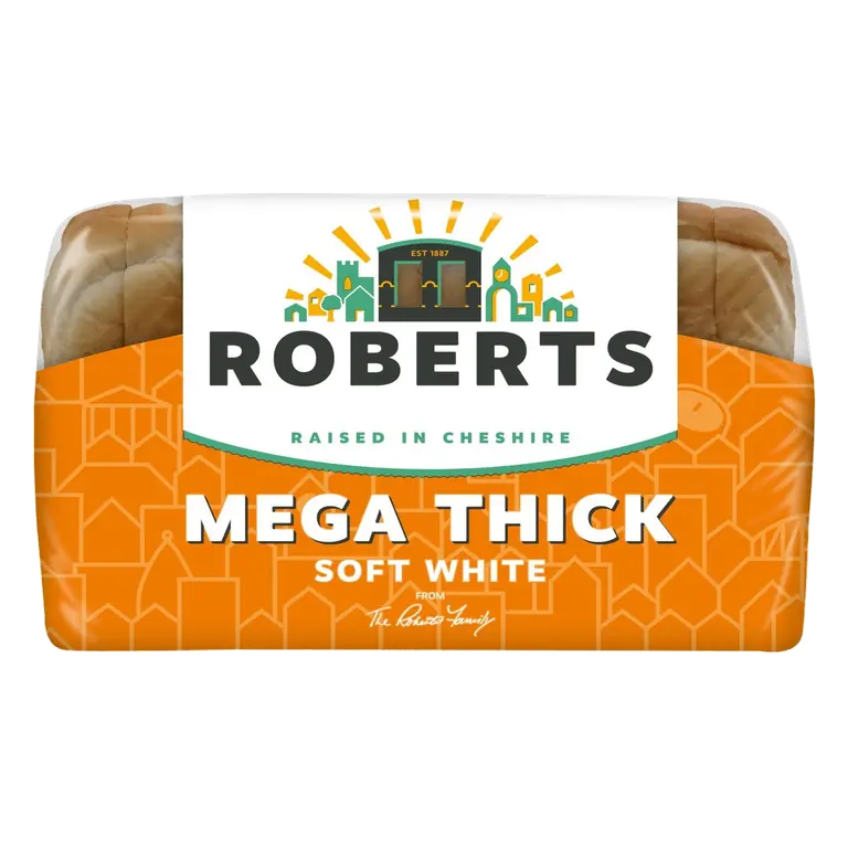 Mega Thick Soft White Bread 800g