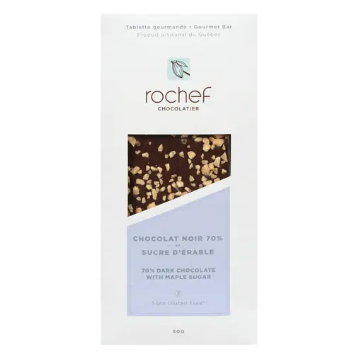 Chocolatier Gluten-Free Dark Chocolate With Maple Sugar 50 g