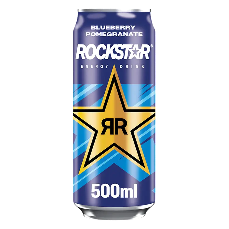 Rockstar Energy Drink Blueberry Pomegranate 12 x 500ml