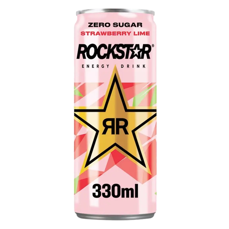 Energy Drink Strawberry Lime Can 330ml