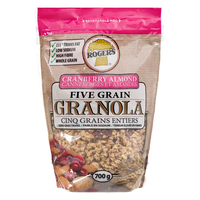 Five Grain Granola Cranberry Almond 700 g