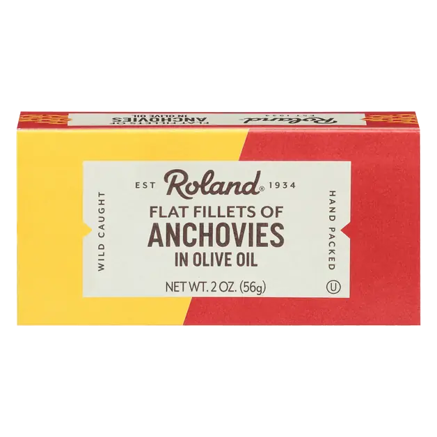 Flat Anchovies Fillets in Olive Oil Salt Added