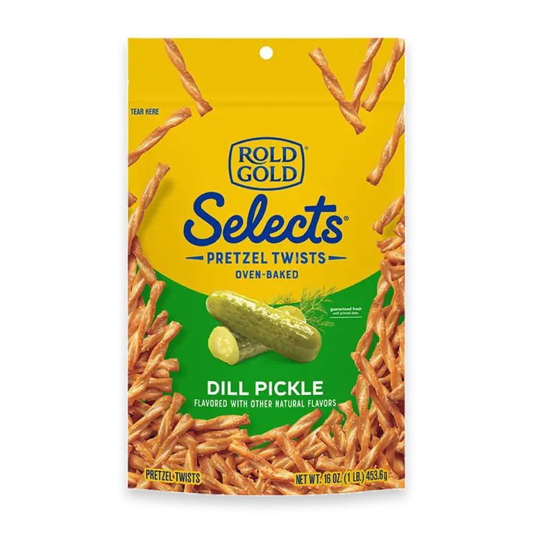 Selects Dill Pickle Pretzels Twists