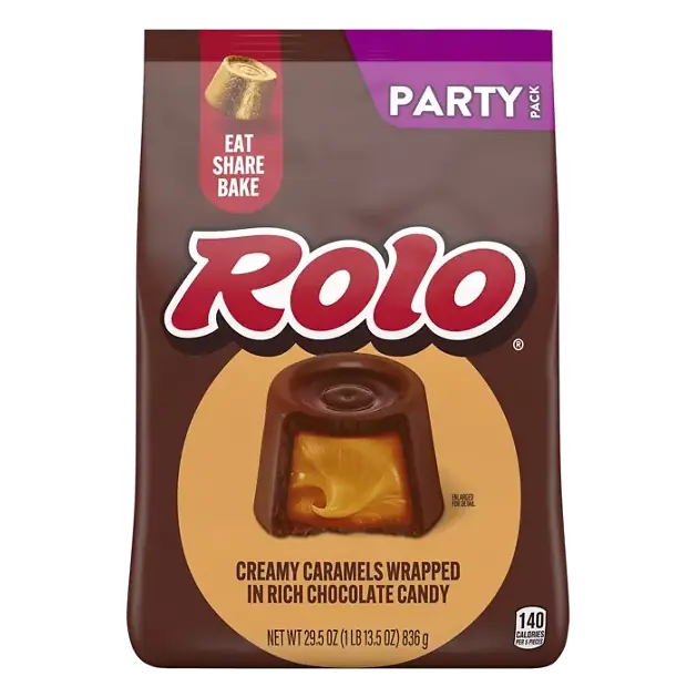 Creamy Caramels Wrapped in Rich Chocolate Candy Party Pack