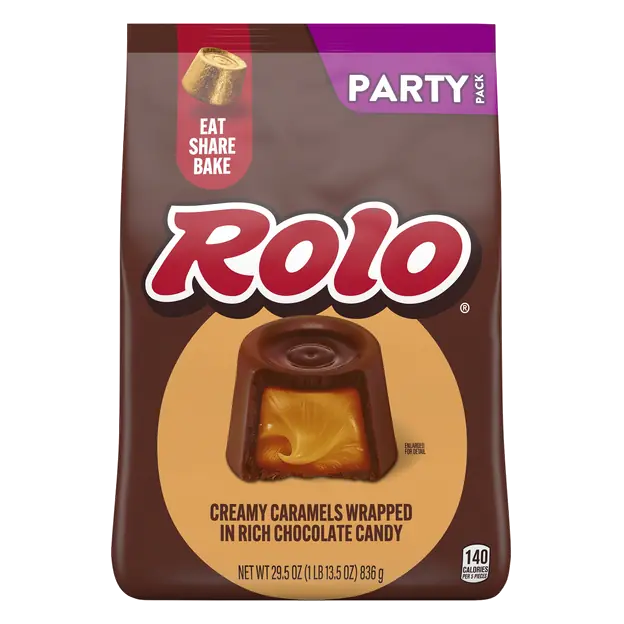 Rich Chocolate Caramels Candy Party Pack