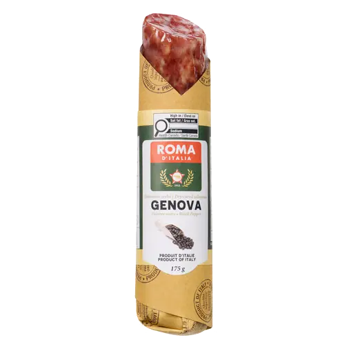 Roma D'Italia Genova Salamino With Black Pepper 175 g