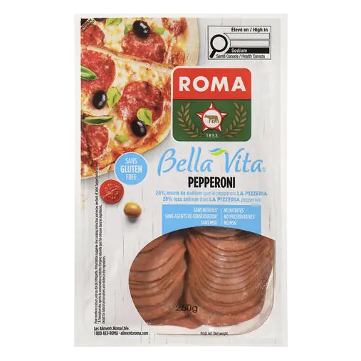 Deli Sliced Pepperoni Bella Vita 250 g