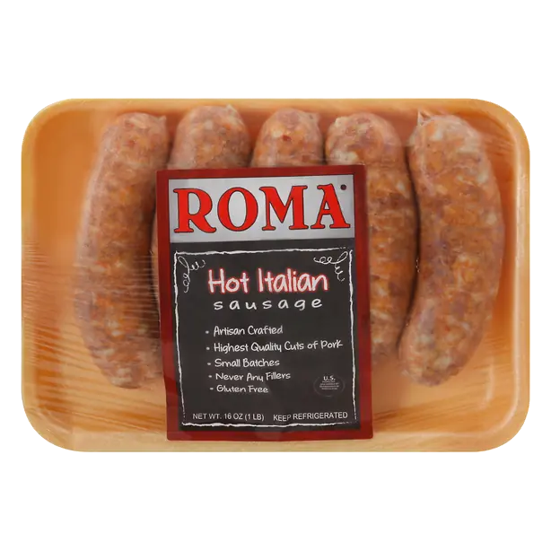 Hot Italian Sausage - 4 ct