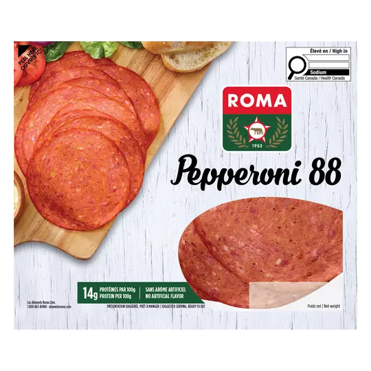 Sliced Pepperoni 88 4" 175 g