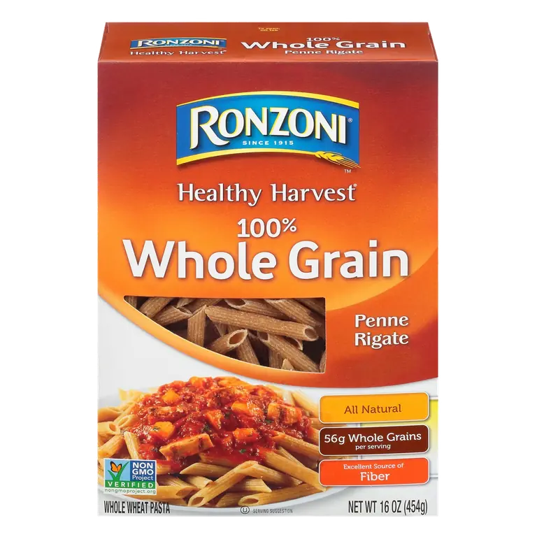 Healthy Harvest, Whole Wheat Pasta, Penne Rigate