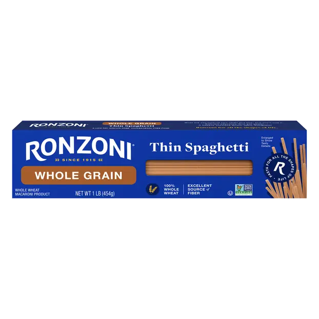 Whole Grain Whole Wheat Thin Spaghetti Pasta