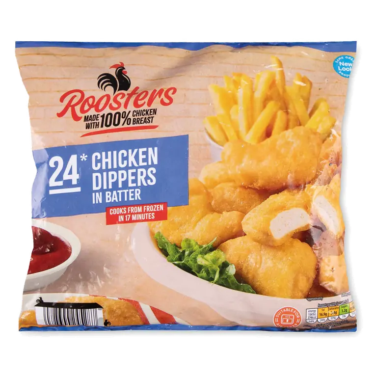 Chicken Dippers in Batter 24 Pack