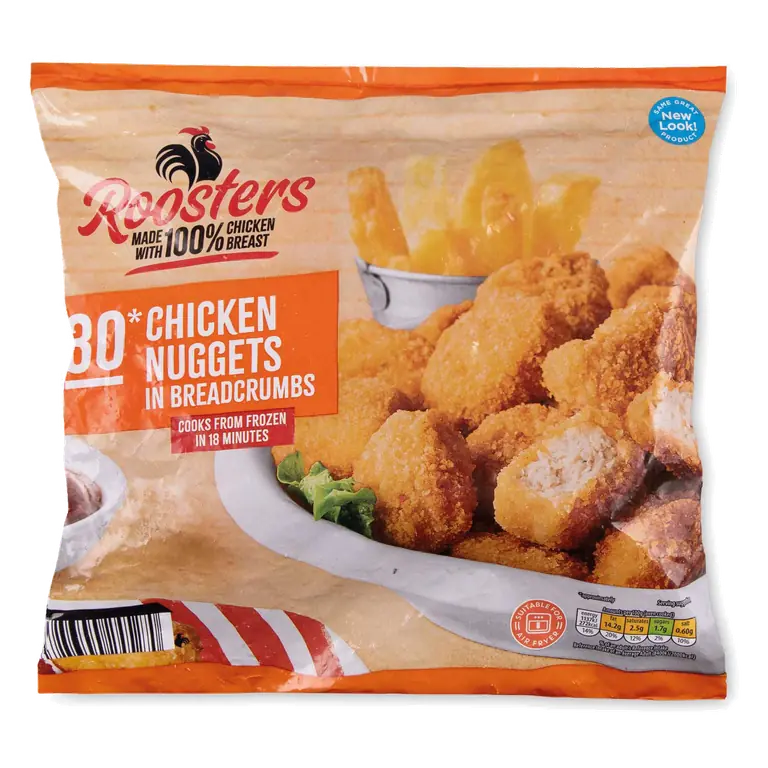 Chicken Nuggets in Breadcrumbs 30 Pack