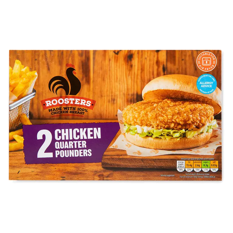 Chicken Quarter Pounders 2 Pack