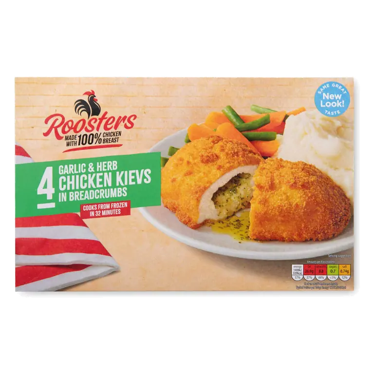 Garlic & Herb Chicken Kievs 4 Pack