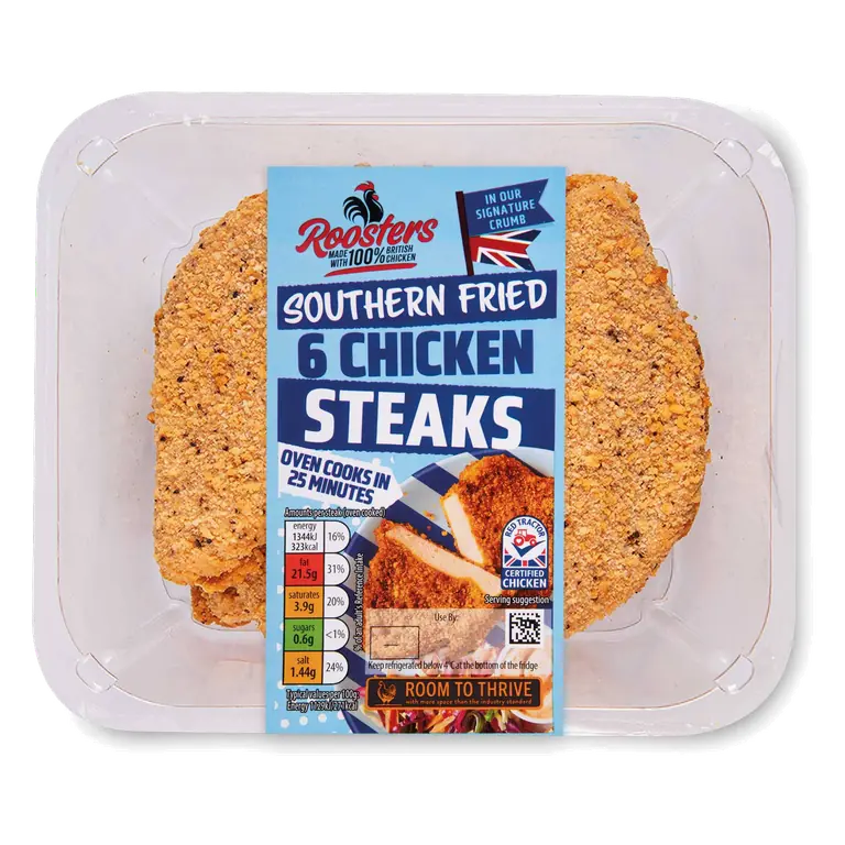 Southern Fried Chicken Steaks 6 Pack