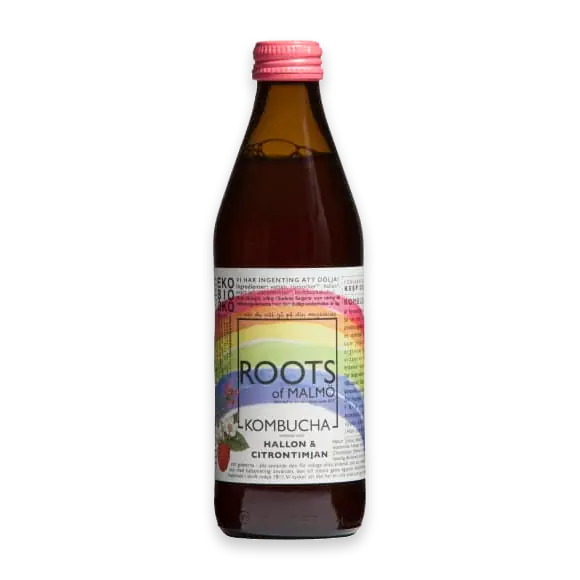 Hallon & Citrontimjan Kombucha