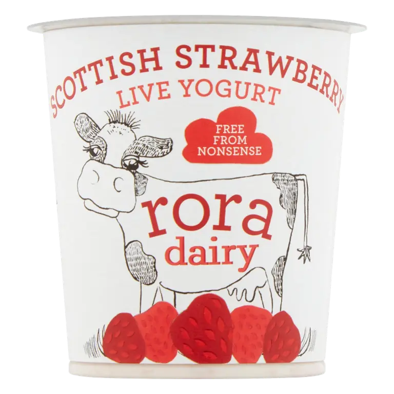 (S) Rora Dairy Scottish Strawberry Yogurt