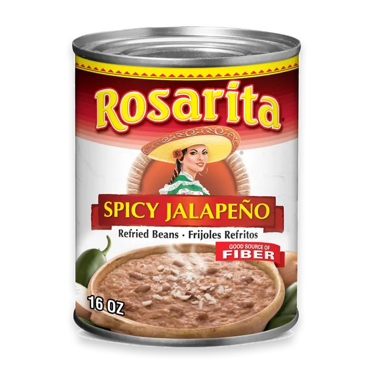 Spicy Jalapeño Refried Beans, Canned Beans