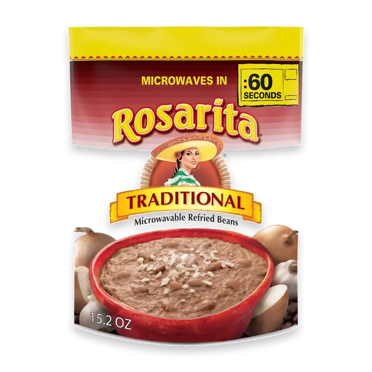Traditional Microwavable Refried Beans