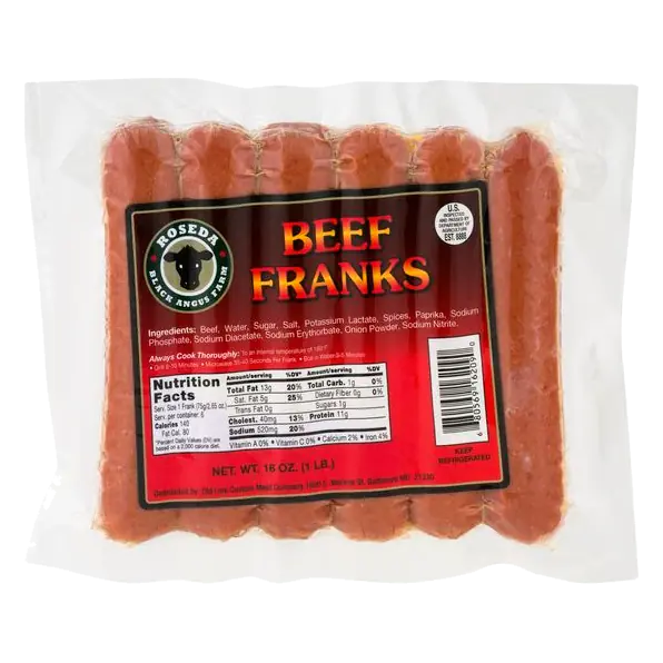 Black Angus Beef Franks - 5 ct