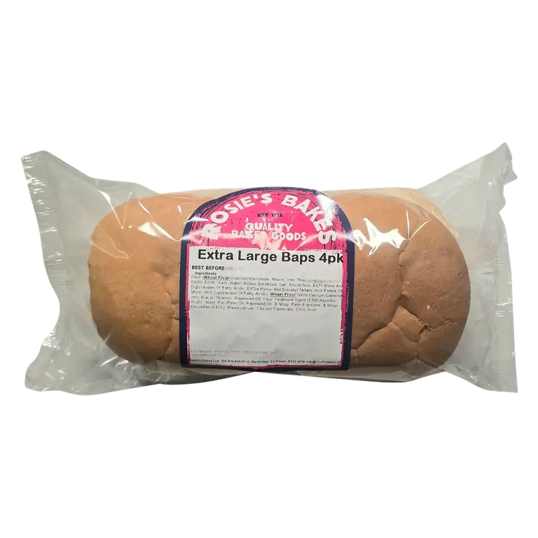 Rosie's Bakes 4 Large Deli Baps 300g