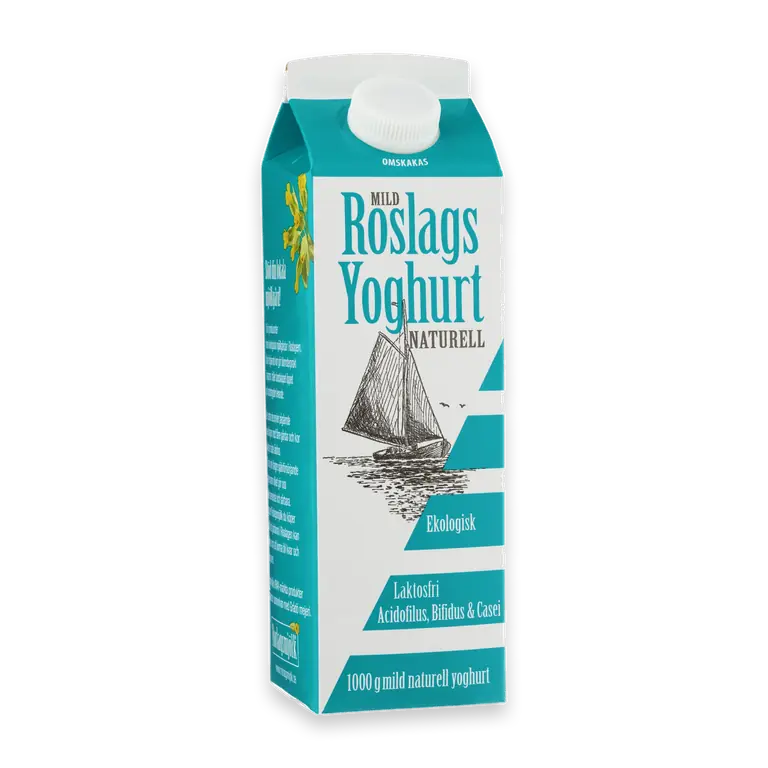 Laktosfri Mild Roslagsyoghurt Naturell 3% Eko
