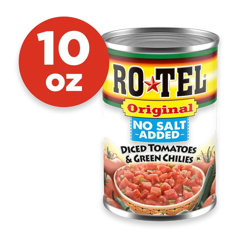Original No Salt Added Diced Tomatoes and Green Chilies