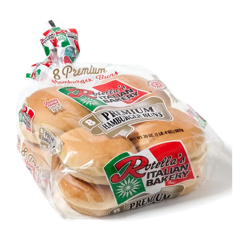 Rotella's Italian Hamburger Buns, 20oz/8ct