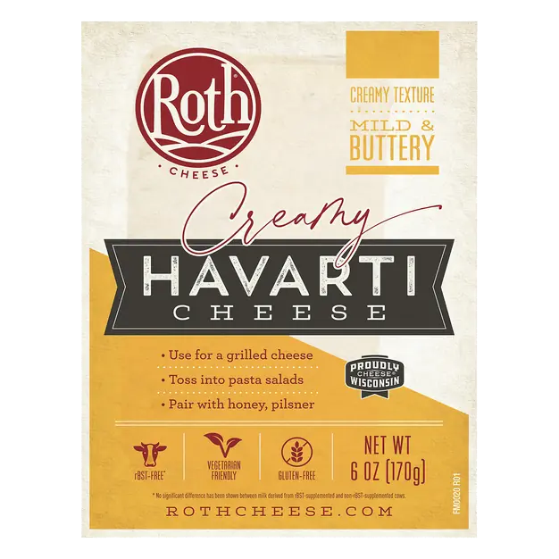Creamy Harvarti Cheese Block