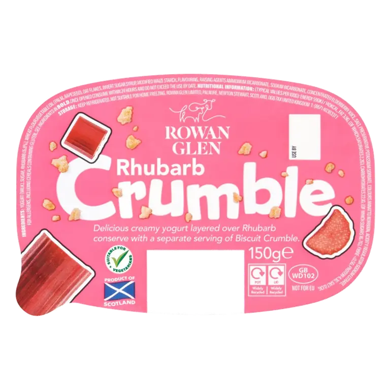 Rhubarb Crumble Yogurt