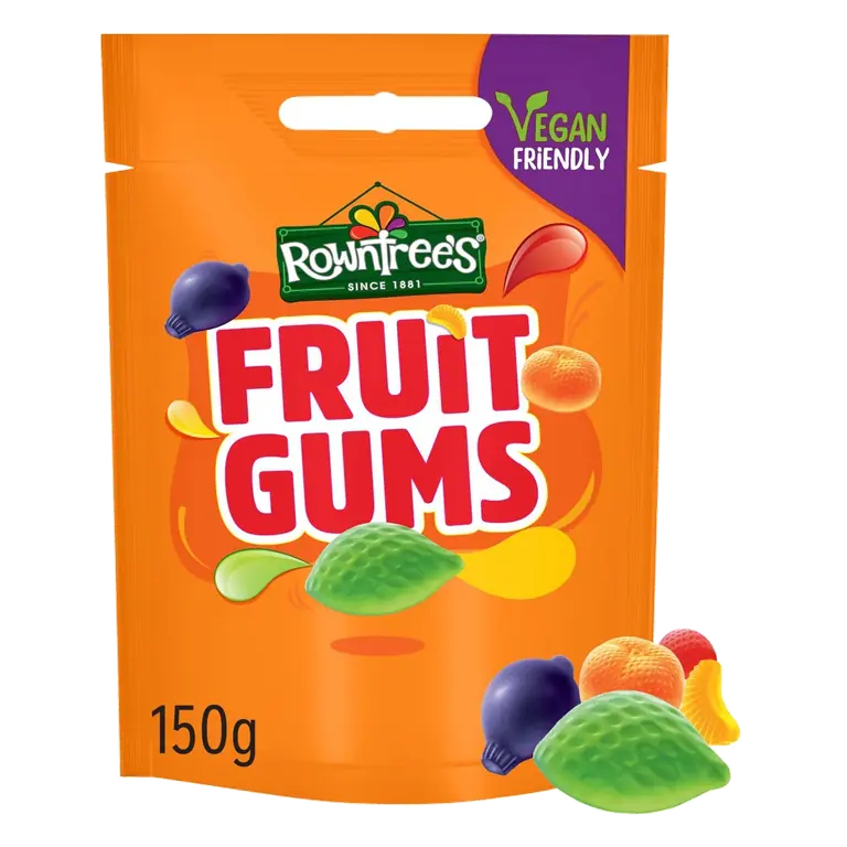Fruit Gums Vegan Friendly Sweets Sharing Bag