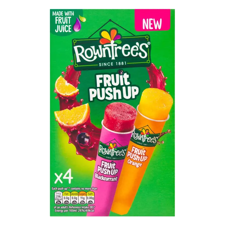 Fruit Pastille Push Ups Blackcurrant & Orange