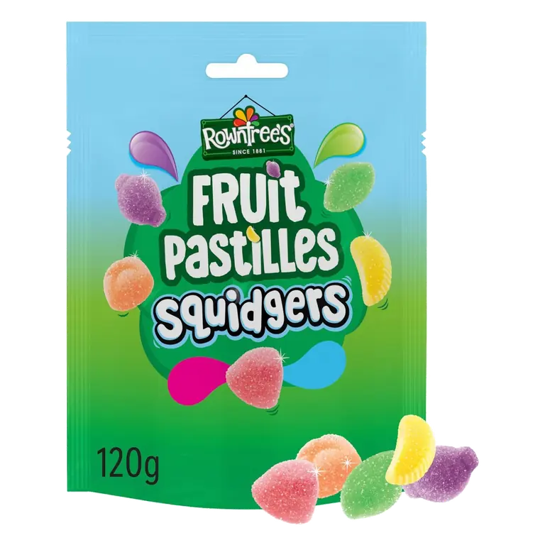 Fruit Pastilles Squidgers Sweets Sharing Bag 120g